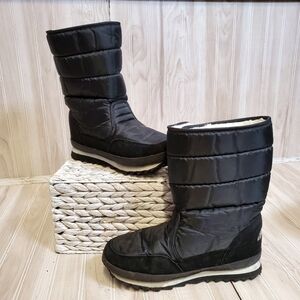 ENPLEI Black Winter Snow Boots - Weatherproof Womens Size 40/9.5 Black EUC